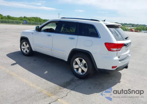 2013 Jeep Grand Cherokee Overland z USA, uszkodzony, nr VIN 1C4RJFCG4DC643939